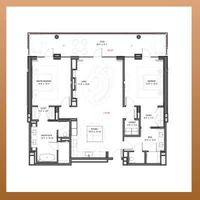Floorplan at Nikki Beach Antigua Residences