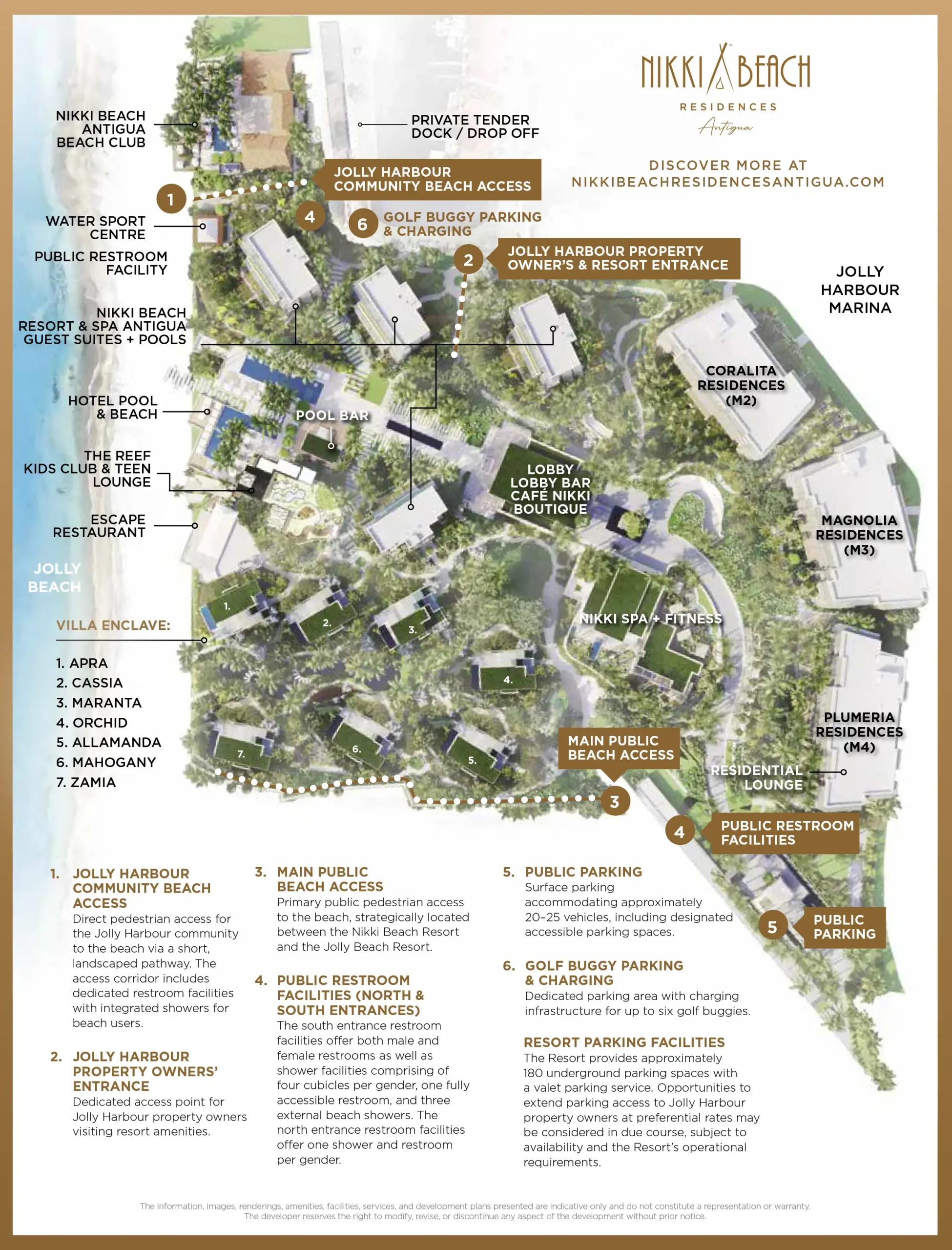 Nikki Beach Community Sitemap